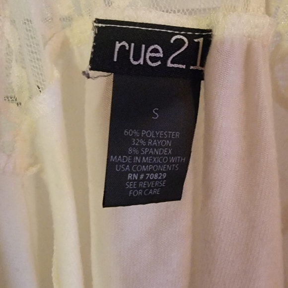 Rue21 White Lace Tank Top - Picture 6 of 9